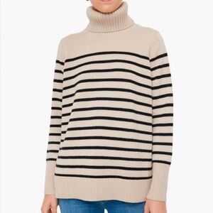 Tuckernuck Wool Turtleneck Sweater Sand and Black Sophia Sweater Size XL